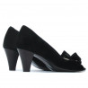Sandales femme 1255 noir antilope