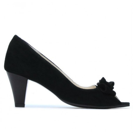 Sandales femme 1255 noir antilope