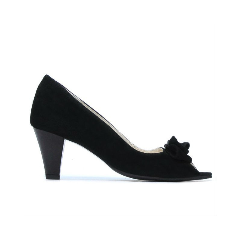 Sandales femme 1255 noir antilope