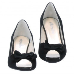 Sandales femme 1255 noir antilope