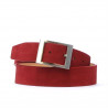 Ceinture femme 02m rouge velours