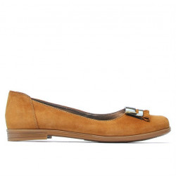 Ballerines femme 674 marron velours