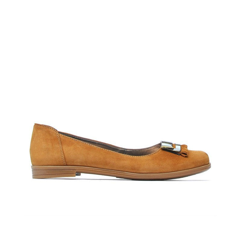Ballerines femme 674 marron velours