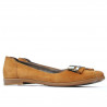 Ballerines femme 674 marron velours