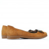 Ballerines femme 674 marron velours