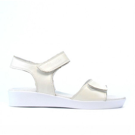 Sandales enfants 532 beige nacré