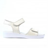 Sandales enfants 532 beige nacré