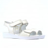 Sandales enfants 532 beige nacré