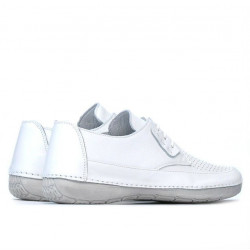 Mocassins femme 672 blanc