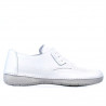 Mocassins femme 672 blanc