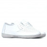 Mocassins femme 672 blanc