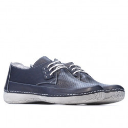 Mocassins femme 672m indigo
