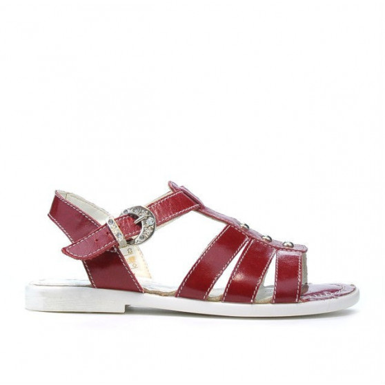 Sandales enfants 530 vernis rouge Sandales enfants 530 vernis rouge