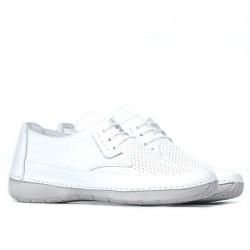 Mocassins femme 672m blanc