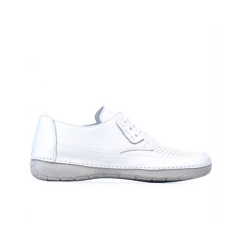 Mocassins femme 672m blanc