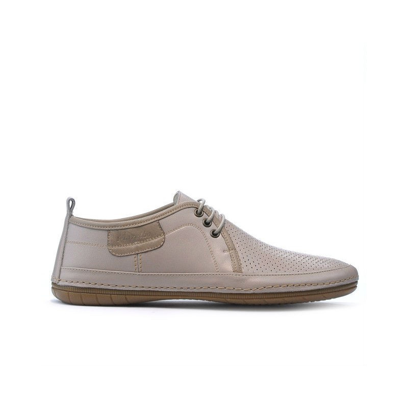 Mocassins homme 865 beige+sable