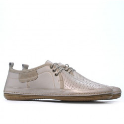 Mocassins homme 865 beige+sable