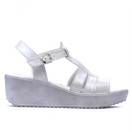 Sandales femme 5023 blanc nacré