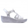 Sandales femme 5023 blanc nacré