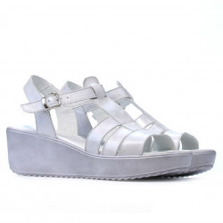 Sandales femme 5023 blanc nacré