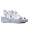 Sandales femme 5023 blanc nacré