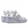 Sandales femme 5023 blanc nacré