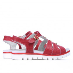Sandales femme 5032 rouge