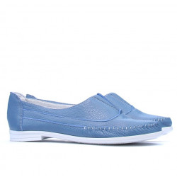 Mocassins femme 675 bleu