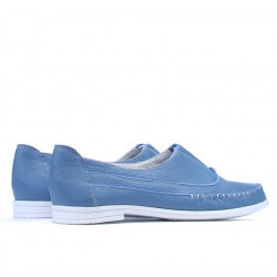 Mocassins femme 675 bleu
