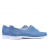 Mocassins femme 675 bleu