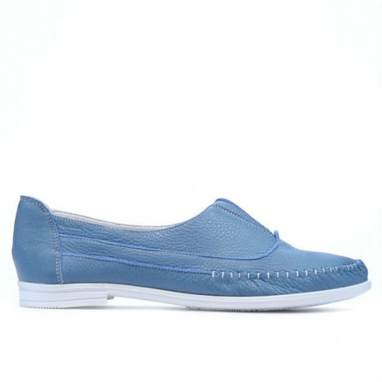 Mocassins femme 675 bleu