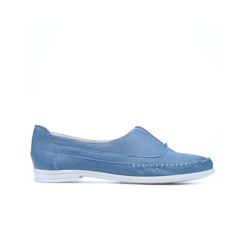 Mocassins femme 675 bleu