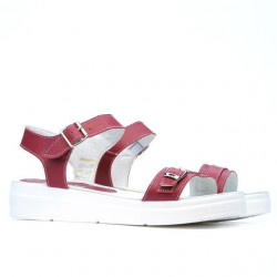 Sandales femme 5033 rouge