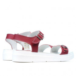 Sandales femme 5033 rouge