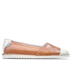 Ballerines femme 7003 marron combiné