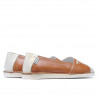 Ballerines femme 7003 marron combiné