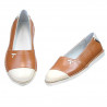 Ballerines femme 7003 marron combiné