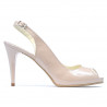 Sandales femme 1250 vernis ivoire