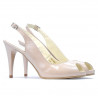 Sandales femme 1250 vernis ivoire