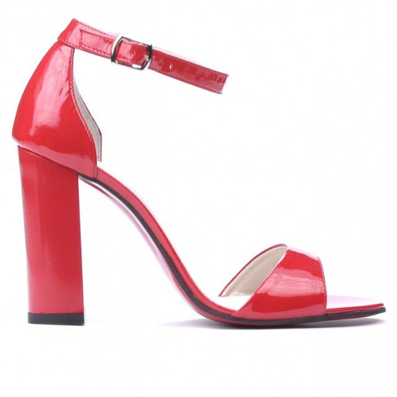 Sandales femme 1259 vernis rouge Sandales femme 1259 vernis rouge