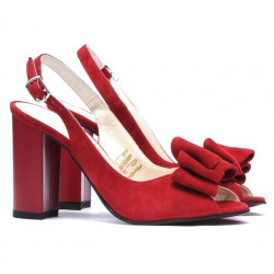 Sandales femme 1256 rouge antilope