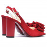 Sandales femme 1256 rouge antilope