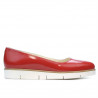 Chaussures décontractées femme 677 vernis rouge