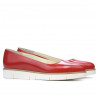 Chaussures décontractées femme 677 vernis rouge