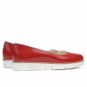 Chaussures décontractées femme 677 vernis rouge