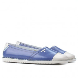 Ballerines femme 7003 bleu combiné