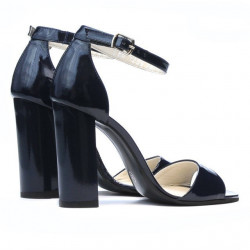 Sandales femme 1259 vernis indigo