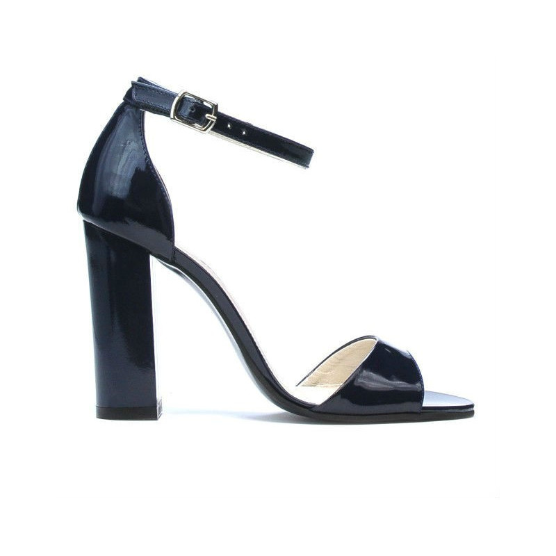 Sandales femme 1259 vernis indigo