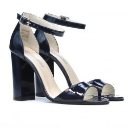 Sandales femme 1259 vernis indigo