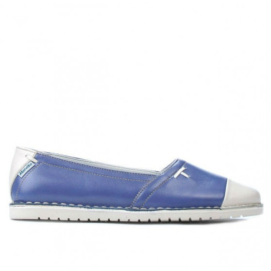 Ballerines femme 7003 bleu combiné Ballerines femme 7003 bleu combiné